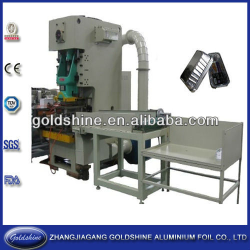 Household aluminium foil container making machine