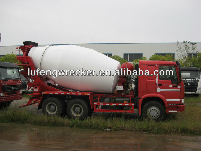 Howo 380hp concrete mixer truck