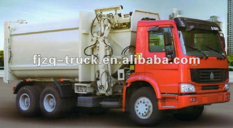 howo 6*4 hook lift garbage truck