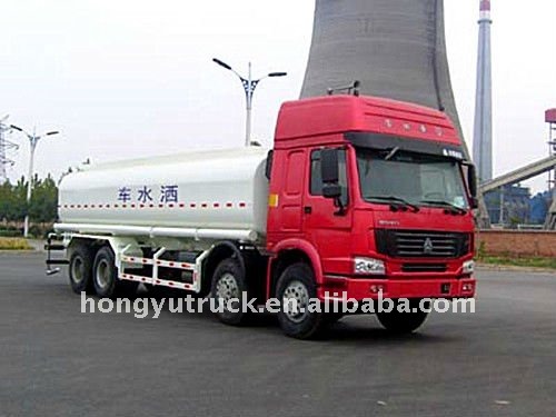 HOWO 8*4 water delivery truck