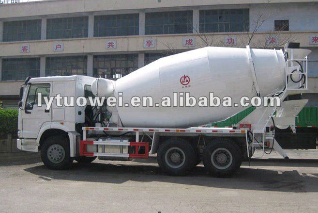 HOWO Chassis 10cbm 25 ton Concrete Mixer Truck for sale