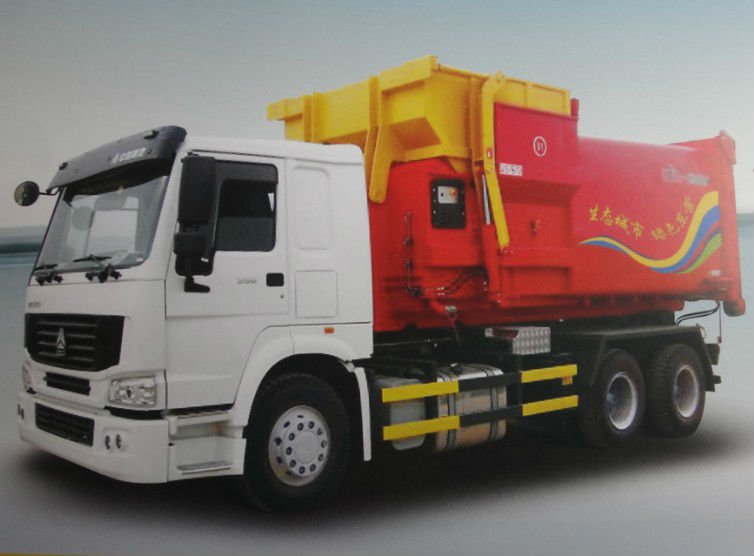 HOWO detachable compressing garbage truck