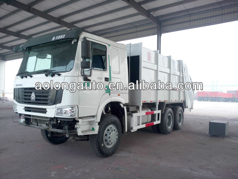 HOWO Refuse Garbage Compactor Truck,Waste station,Garbage compressor