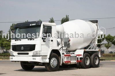 HOWO10 cube concrete mixer truck capacity 8/9/10 cube