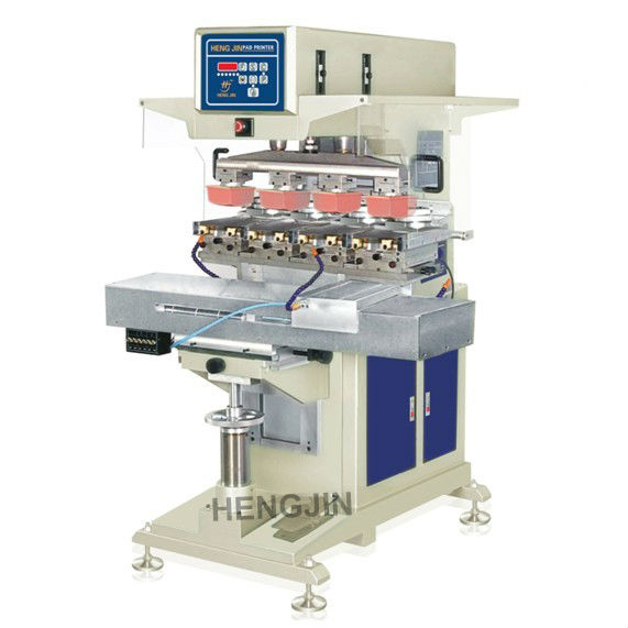 HP-300DY On sales conveyor 4 color ink cup tampo printing machine in Dongguan factory