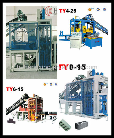 HQTY 8-15 Hollow Block Concrete Block Machine