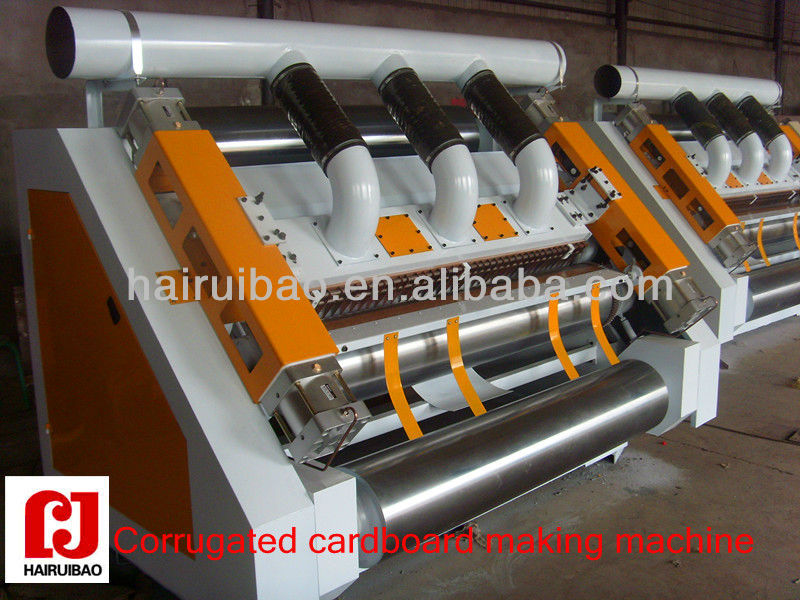 HRB-280 vacuum sucking single facer corrugated machine