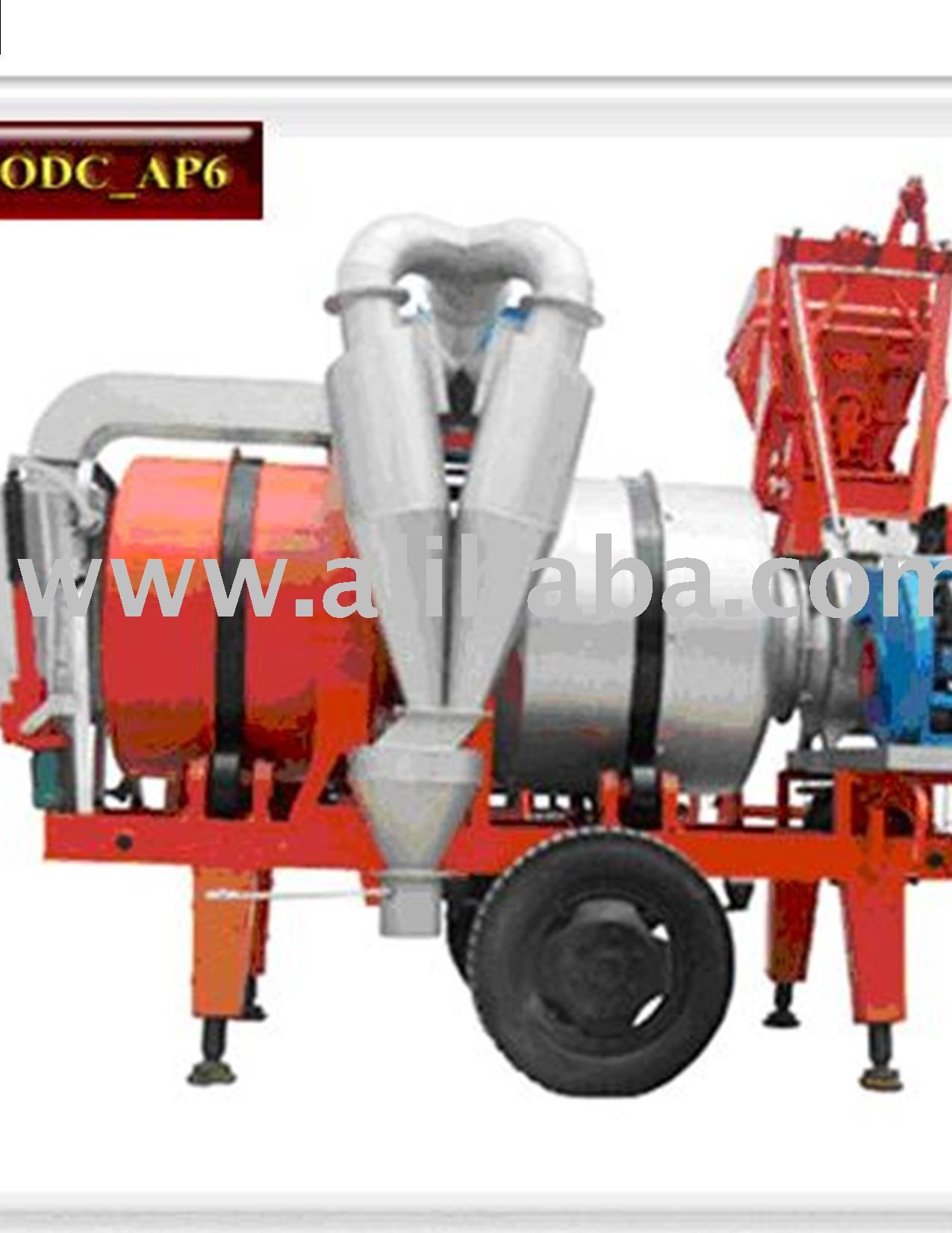 Hrodc_ap6 Asphalt Mixing Plant, Mobile Asphalt Mixing Plant; 8 Tons Per Hour Asphalt Mixing Plant