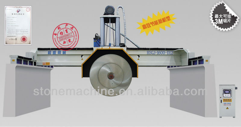 HSGJ-1600 Multi-blade stone cutting machine &hydraulic stone cutter