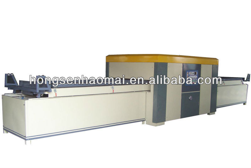 HSHM2500YM-A automatic vacuum laminating press machinery for cabinet in furniture