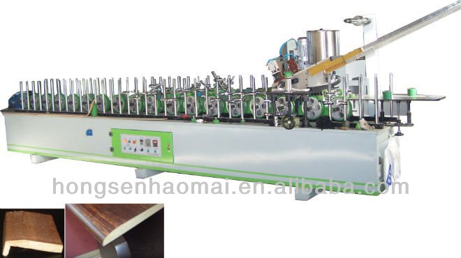 HSHM300BF-B WOODEN VENEER STICKING MACHINE FOR PROFILE