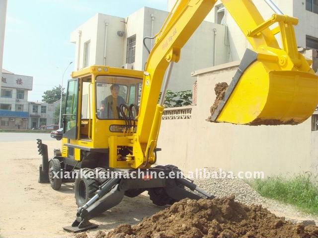 Hydraulic 45C wheel excavator