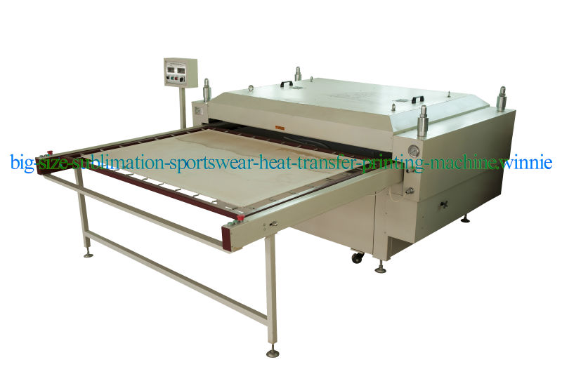 Hydraulic Automatic two trays sportswear Heat Transfer Press Machine