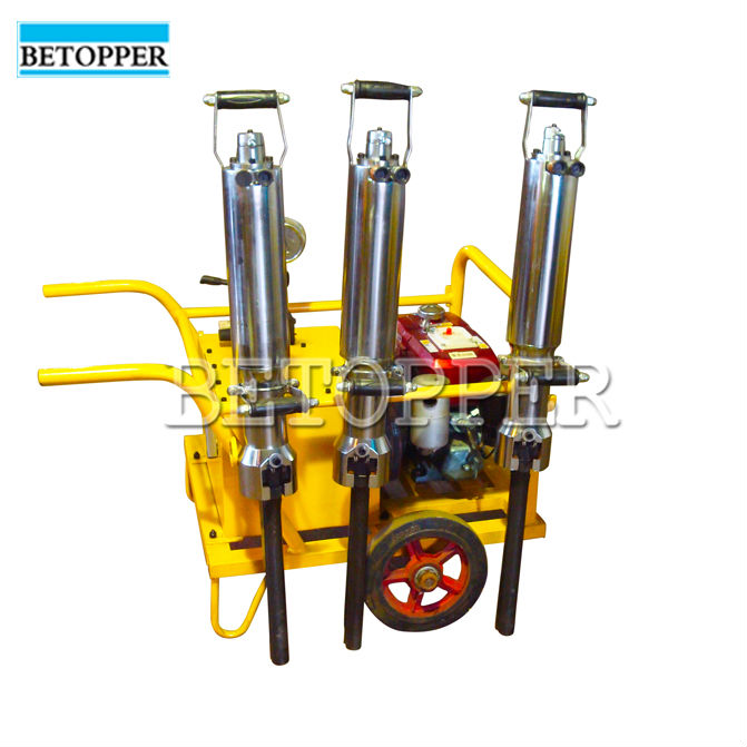 Hydraulic diesel machine rock spiltter