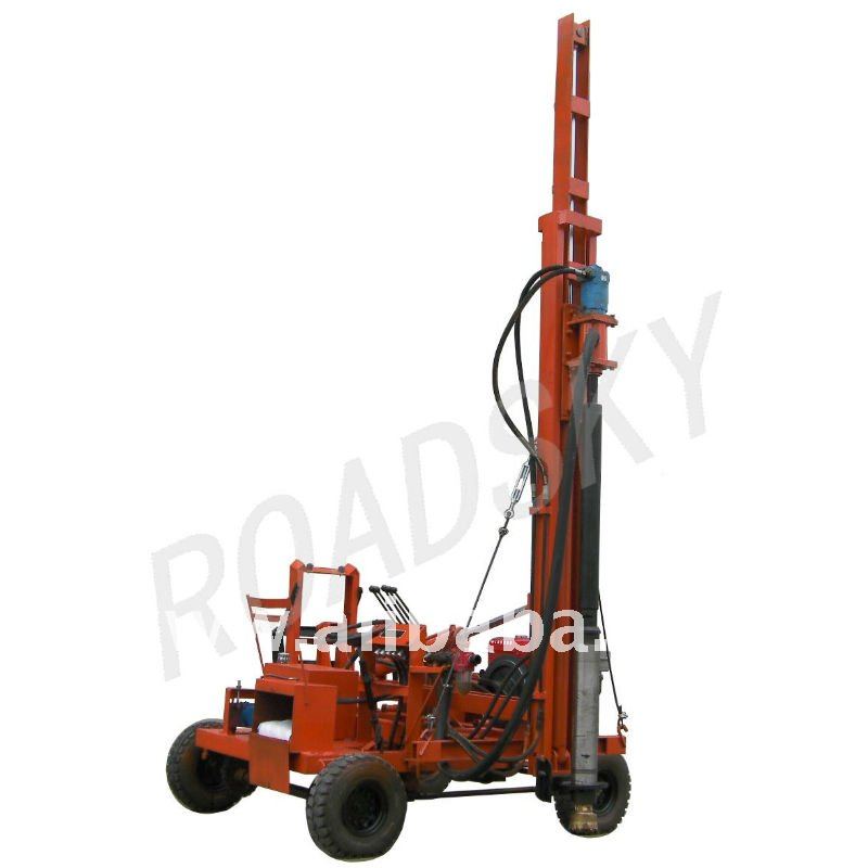 Hydraulic Driller for Guardrail Post