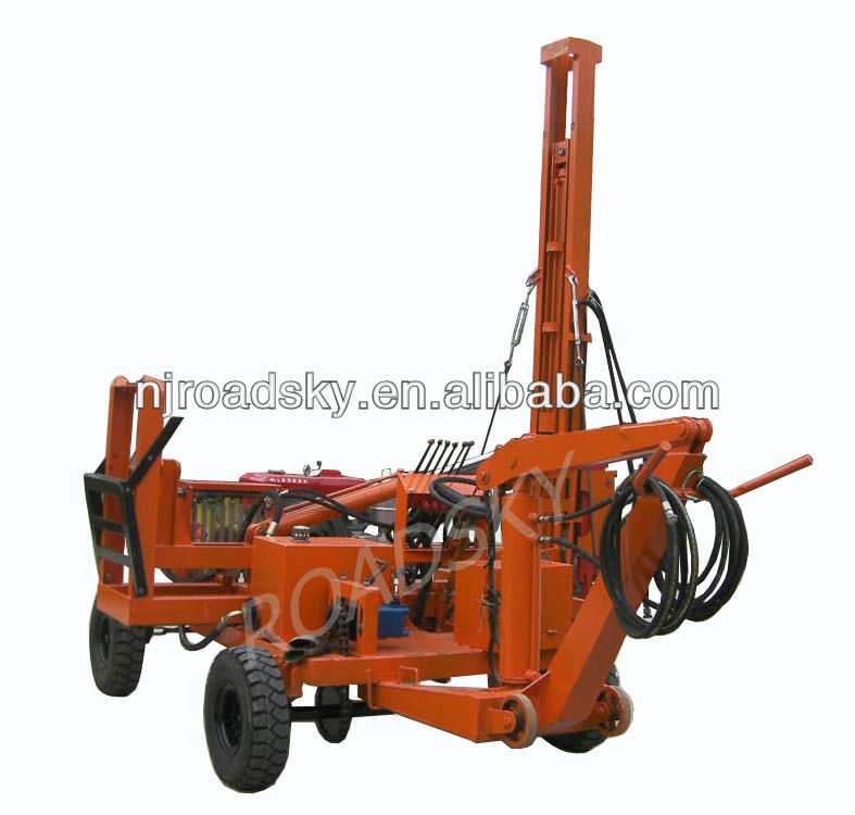 Hydraulic Guardrail Pile Hammer Equipment