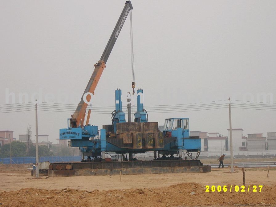 hydraulic injection pile driver