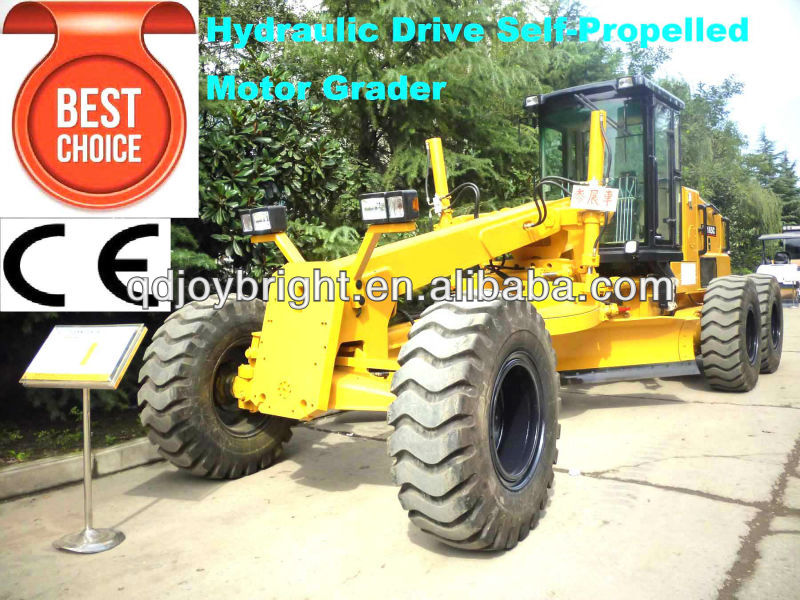 hydraulic motor grader,Cummins engine,self-propelled,cabin,A/C,middle blade,6wheels