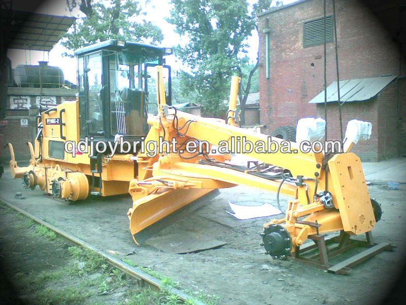 hydraulic motor grader with Cummins engine,self-propelled,cabin,A/C,middle blade,6wheels