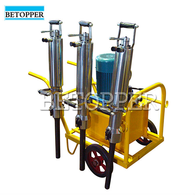 Hydraulic mountain spliiting machine