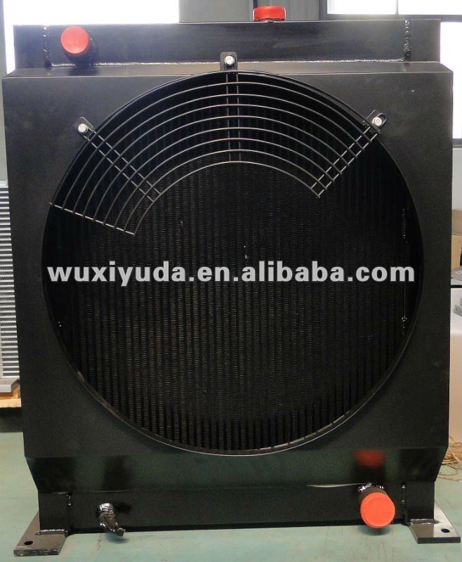 hydraulic oil cooler for digging machine