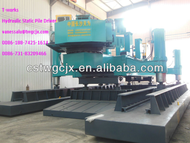 Hydraulic piling machine/ H pile/square pile/concrete spun pile