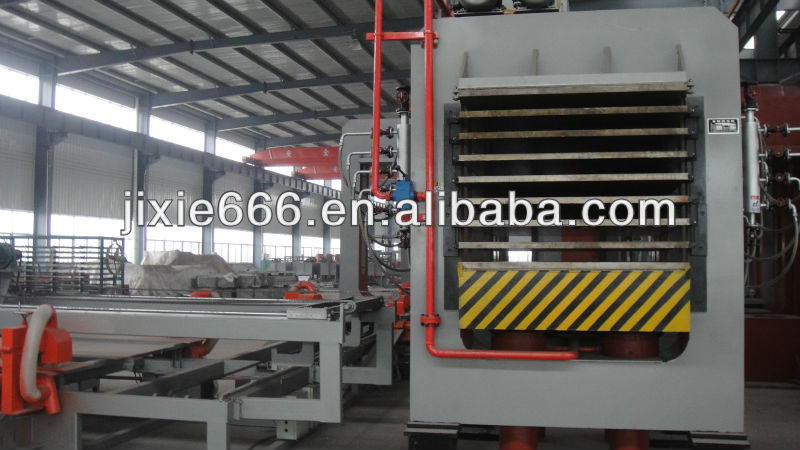 hydraulic plywood hot press machine in press / hot press machine for making plywood / plywood making machine