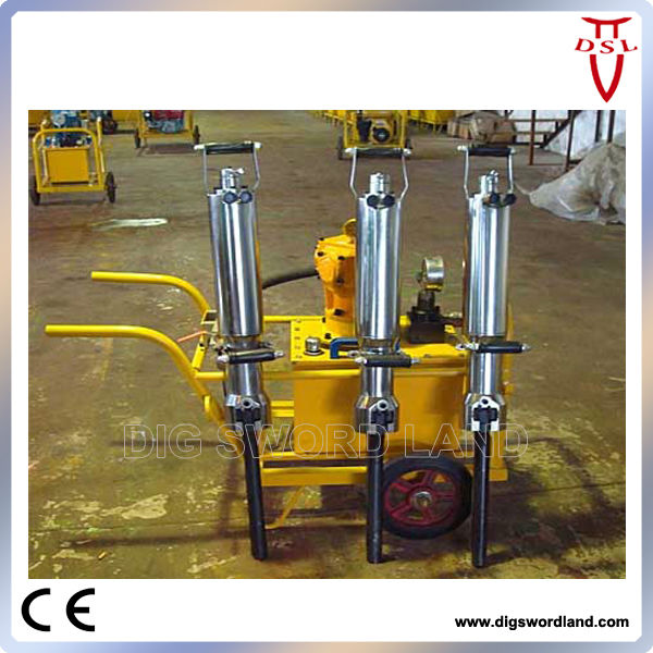 Hydraulic rock concrete splitter