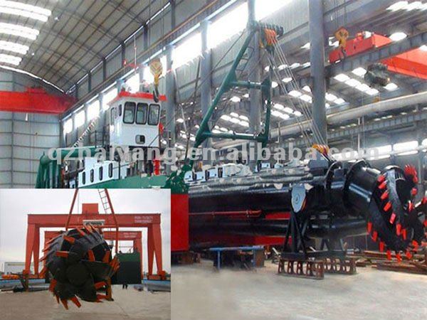 Hydraulic Suction Dredge with Cutter Head