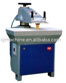 Hydraulic swing arm cutting press