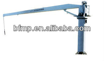 Hydraulic telescopic,folding arm slewing crane