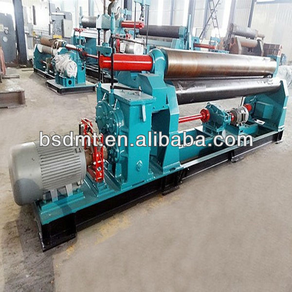 Hydraulic three rollers rolling machine