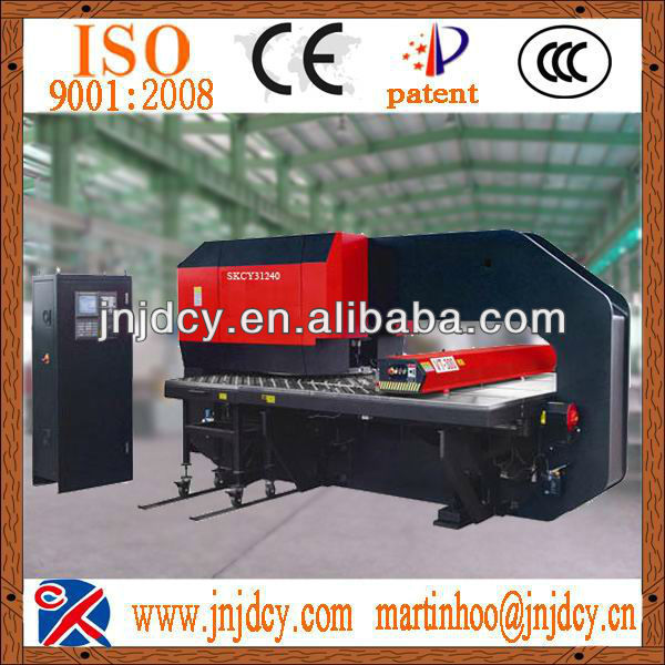 hydraulic turret punch press CNC turret punch press steel sheet punching holes machine