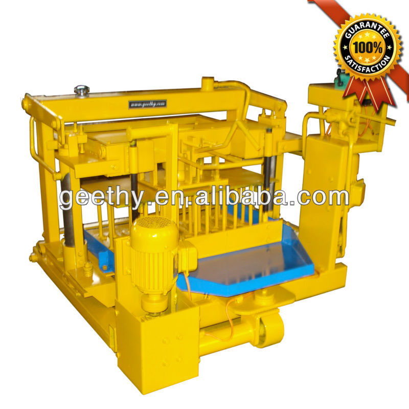 hydraulic type QT40-3A cement brick making machine price in india