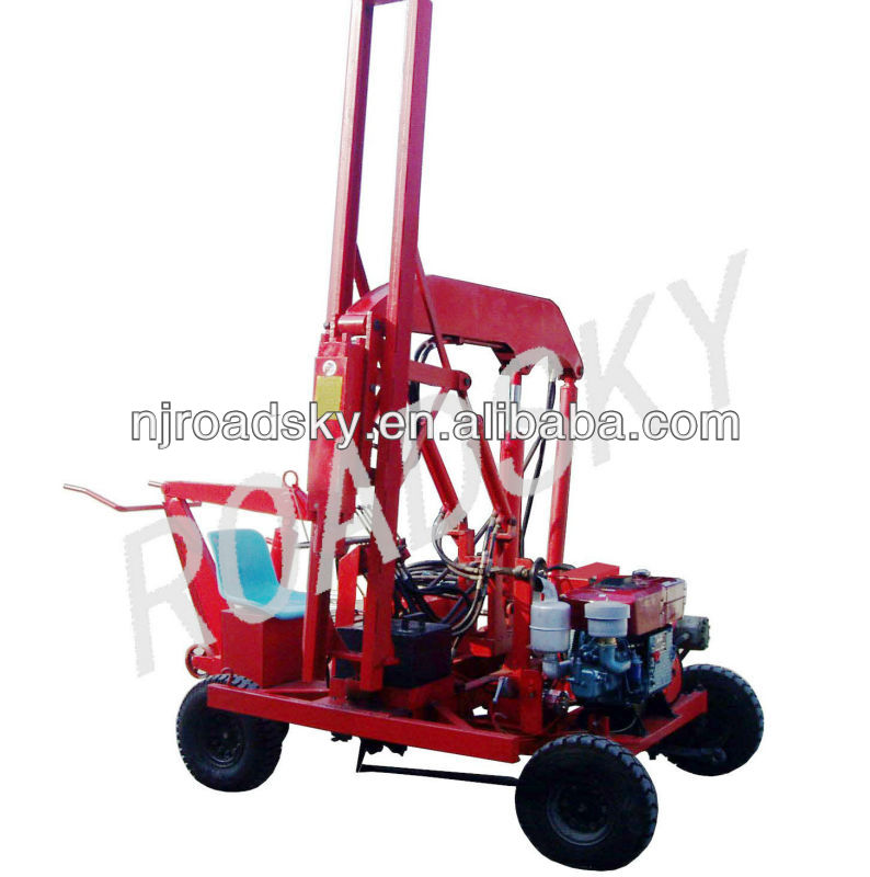 Hydraulic Vibrating Pile Driver for Steel Barrier Post Installation