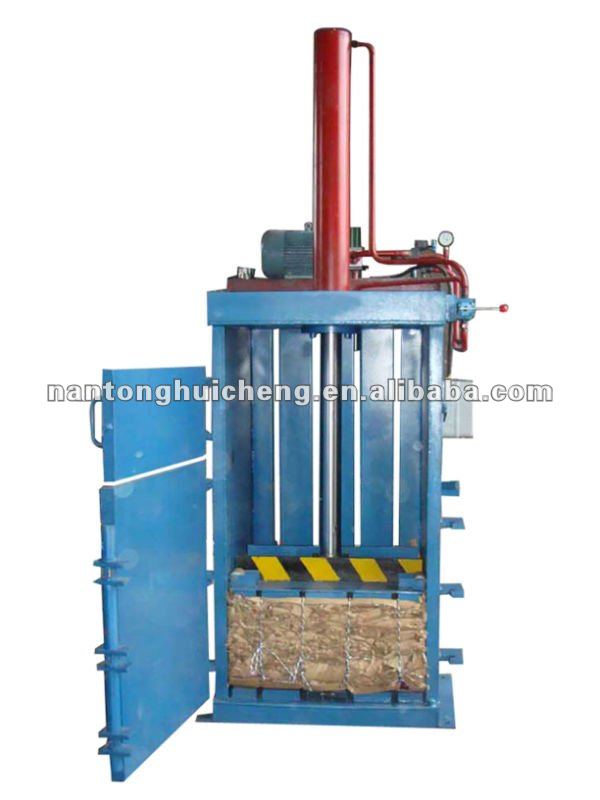 Hydraulic waste paper baler machine/vertical baling press machine for waste paper