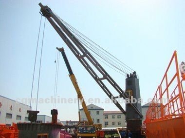 Hydrculic/electrical marine deck crane 50KN to 500KN