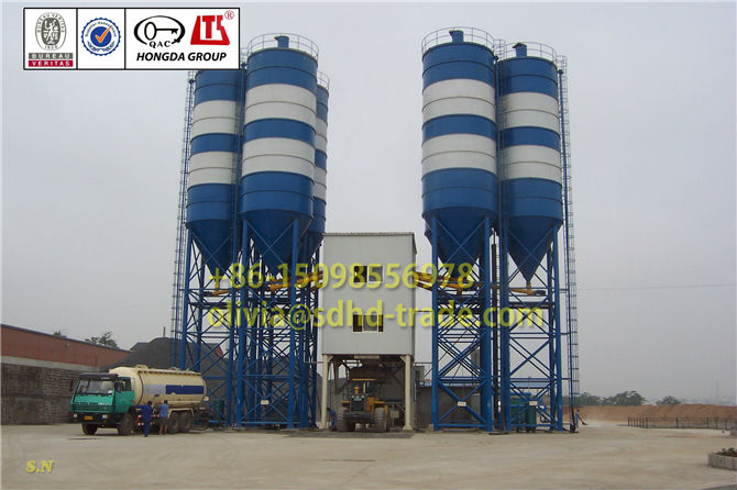 HZS100/120 Stationary Concrete Batching Plant / China Commercial Concrete Batching Plant Manufacturer