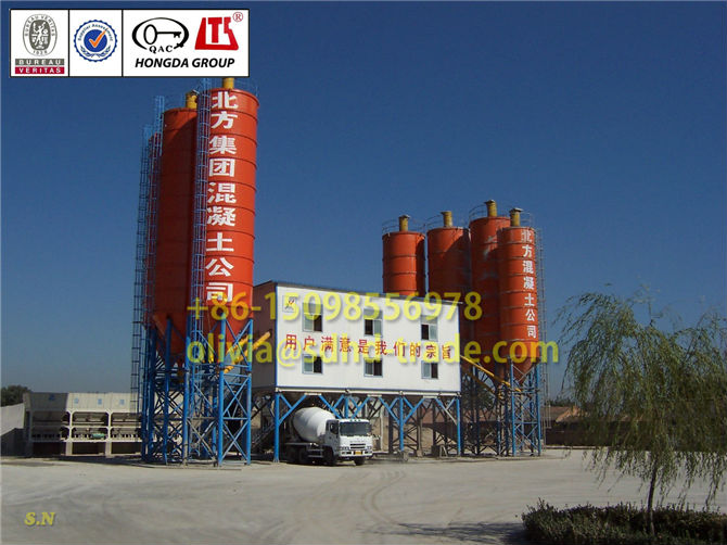 HZS60 Commercial Concrete Batching Plant for Sale / Concrete Batching Mixing Plant 60m3/h