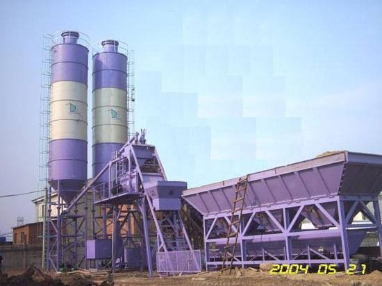 HZS75concrete batching plant