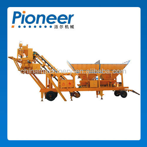 HZSY50 mobile concrete mixing plant with quick delivery time