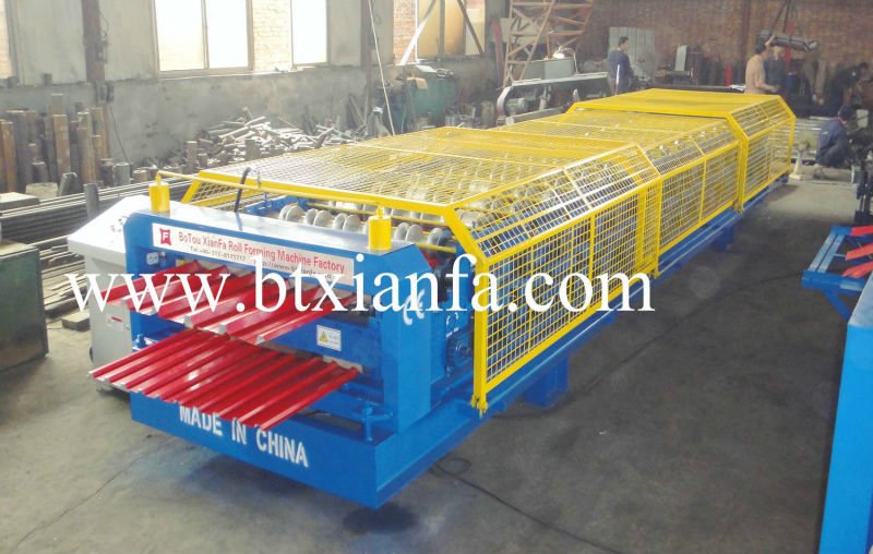 IBR Double Sheet Roof Panel Roll Forming Machine