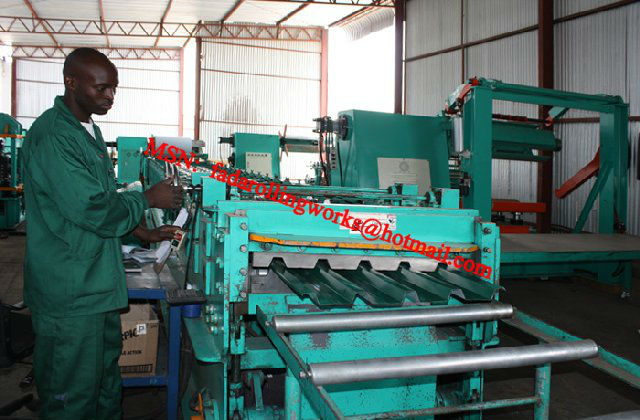 IBR Roof Roll Forming Machine