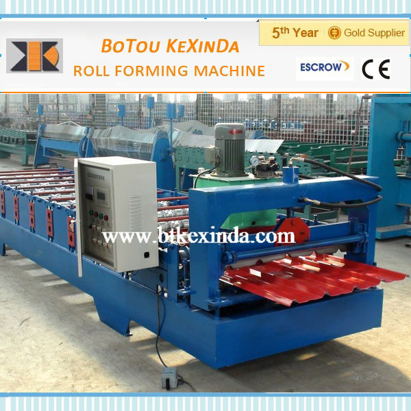 IBR Trapezoidal Profile Metal Roofing Sheet Roll Forming Machine