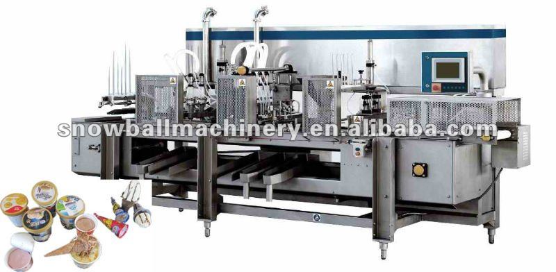 ice cream filling machine+cup ice cream filling machine+cone ice cream filling machine