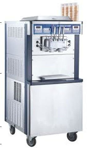 Ice Cream Machine with 20 to 60L/Hour Production Capacity R404a Refrigerant and CE Mark