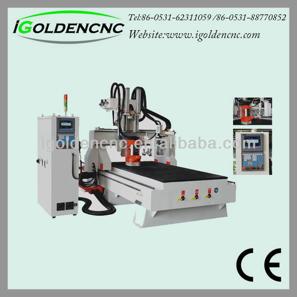 IGC-1224 professional 8 pieces tools disk ATC CNC router woodworking machine