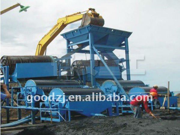 Indonesia Magnet Drum Magnetic Separator for Iron Sand