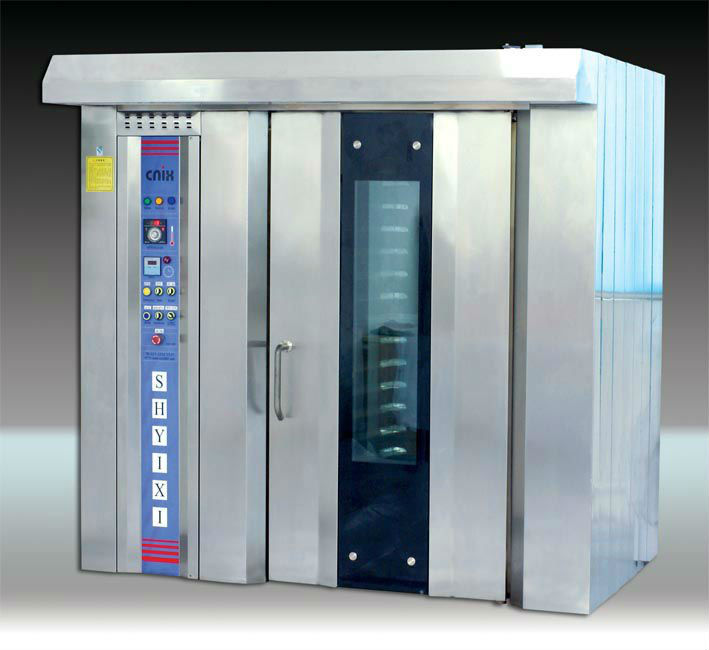 industrial bread baking oven ,rotary oven(CE,manufacturer)