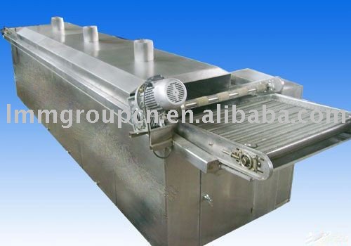 industrial food production line mesh conveyor system